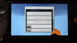 Switch 2のマイクラで開いたBedrockConnectのサーバー一覧画面